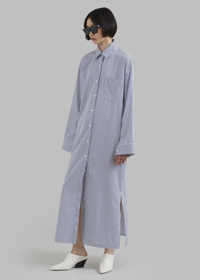 Women's Rayon Blend Long-Sleeve Cala Shirt Dress