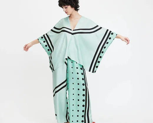 Polka Dot Kaftan Co-ord Set