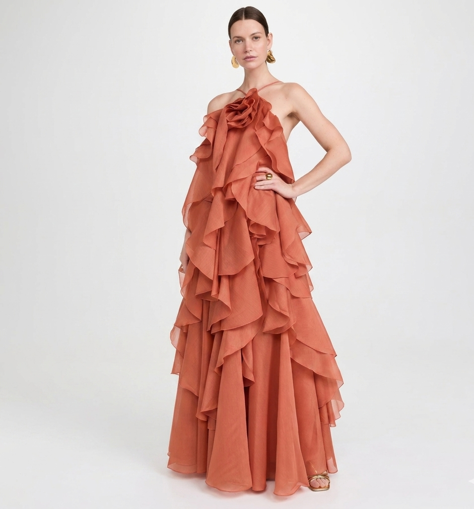 Rylee Floral Layered Maxi Dress