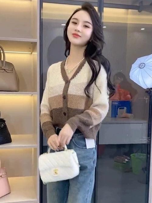 Designer Long Sleeve Knitted sweater