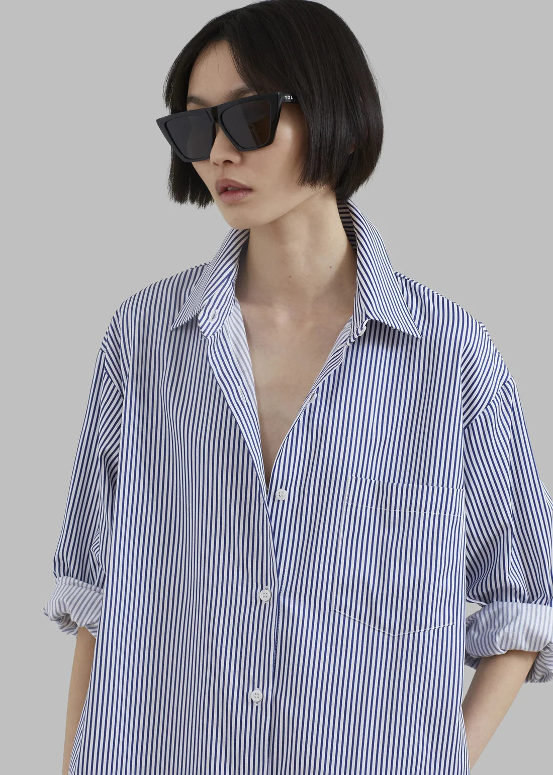 Women's Rayon Blend Long-Sleeve Cala Shirt Dress