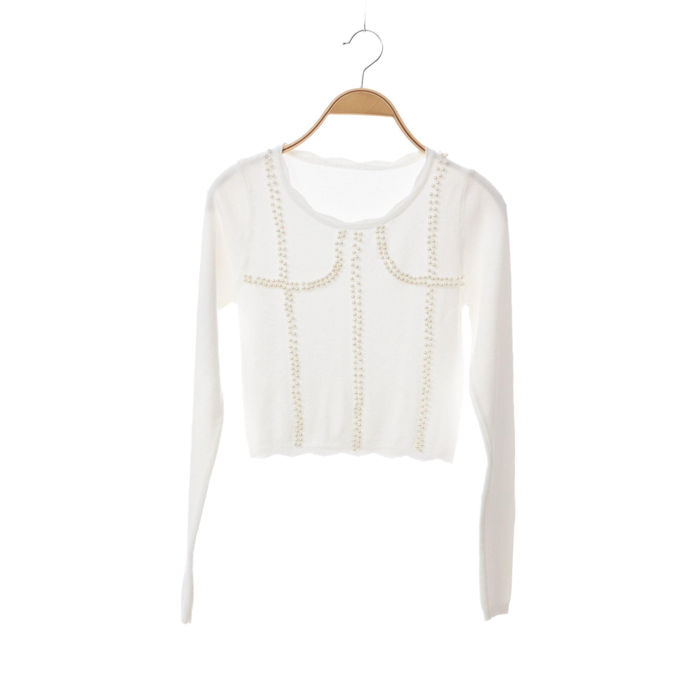 Designer Long Sleeve Sweater Top