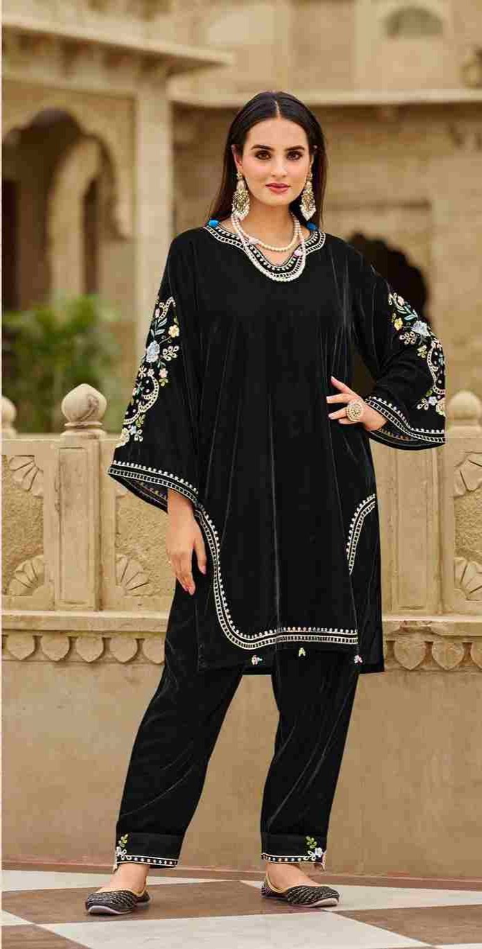 Designer Velvet Pakistani Suit Set