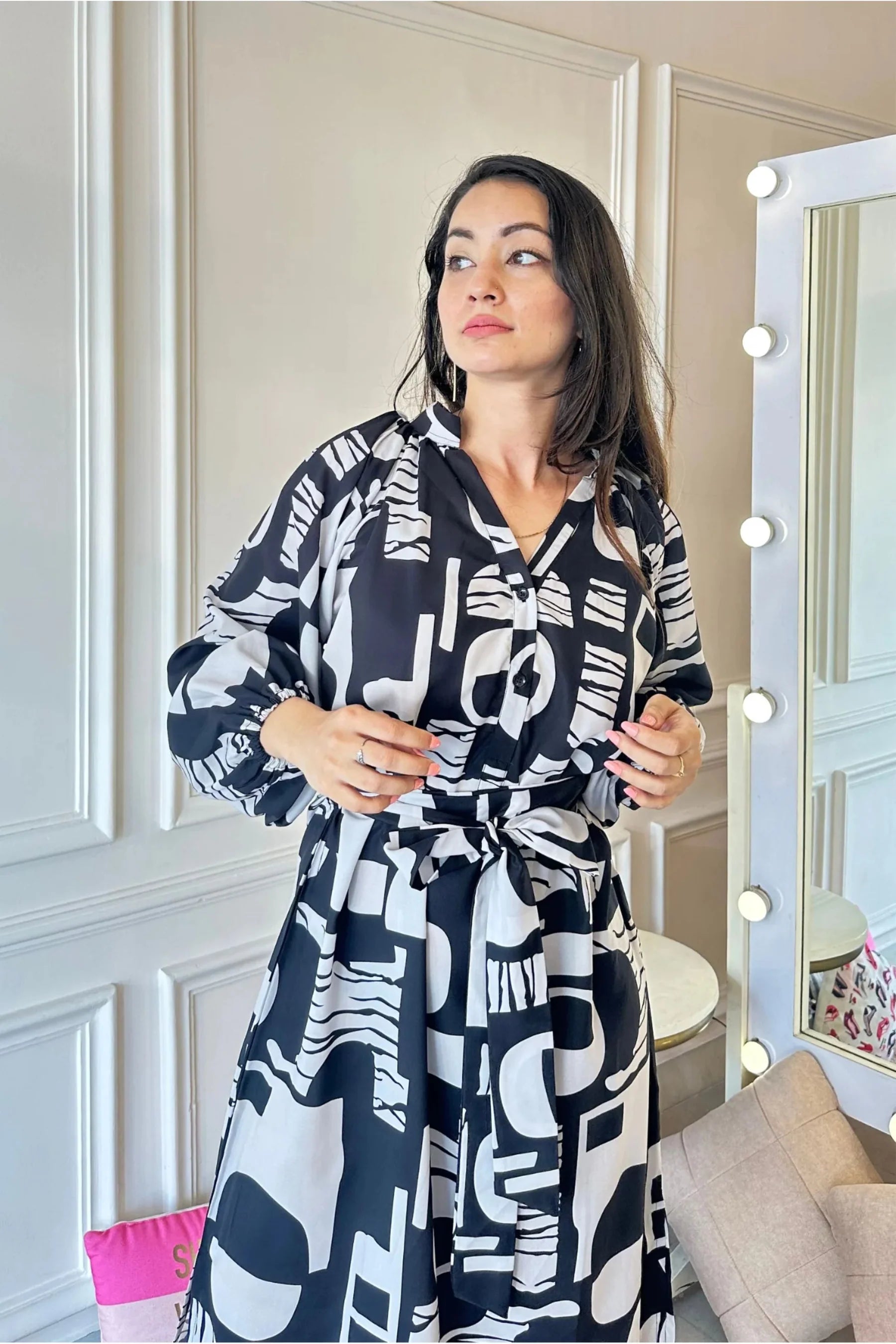 Black Sands Shirt Dress