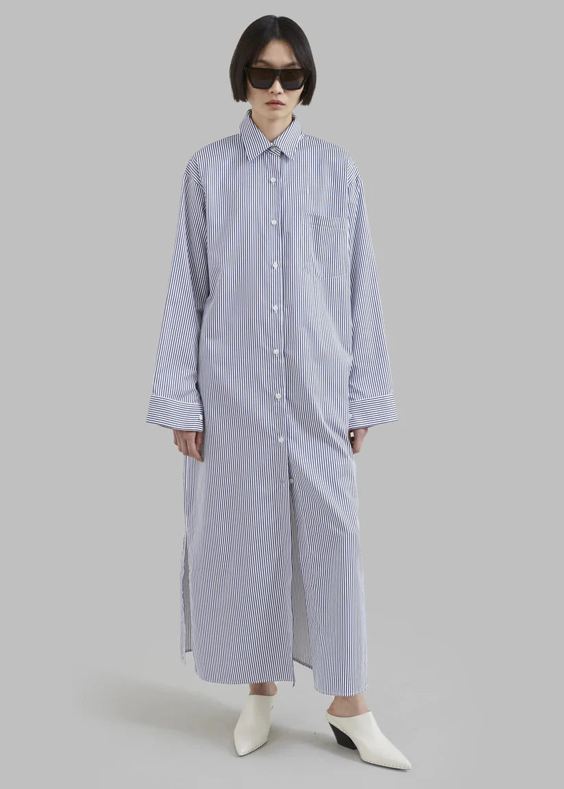 Women's Rayon Blend Long-Sleeve Cala Shirt Dress