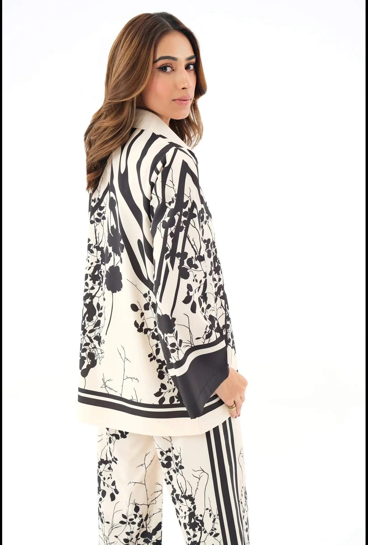 Printed Top And Pant Co-Ord Set