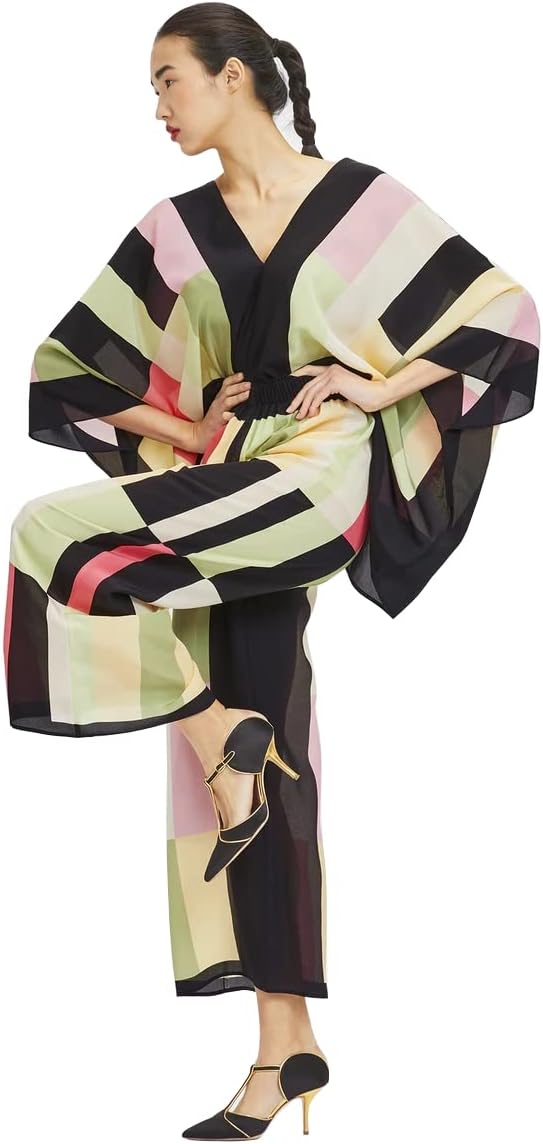 Women's Stripped Printed Kaftan Coord Sets