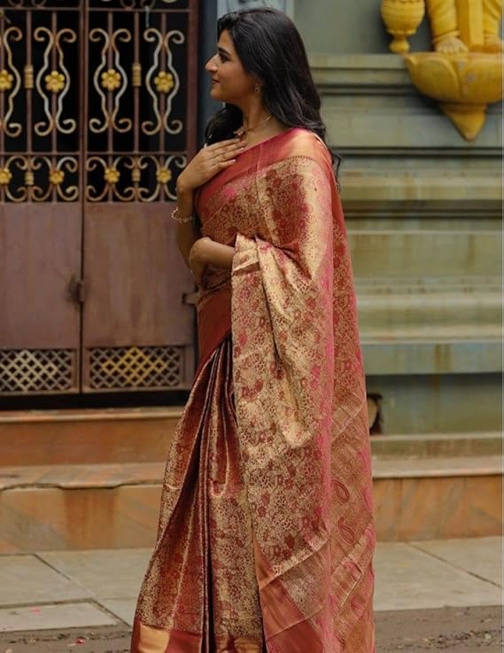 Designer Kanjivaram Soft Silk Handloom Saree