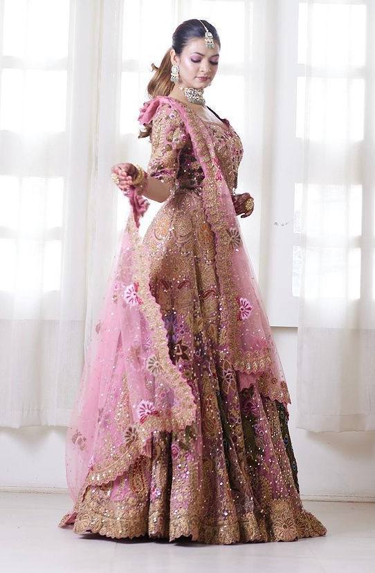Pink Color Designer Lehenga Crafted from luxurious Fox Georgette