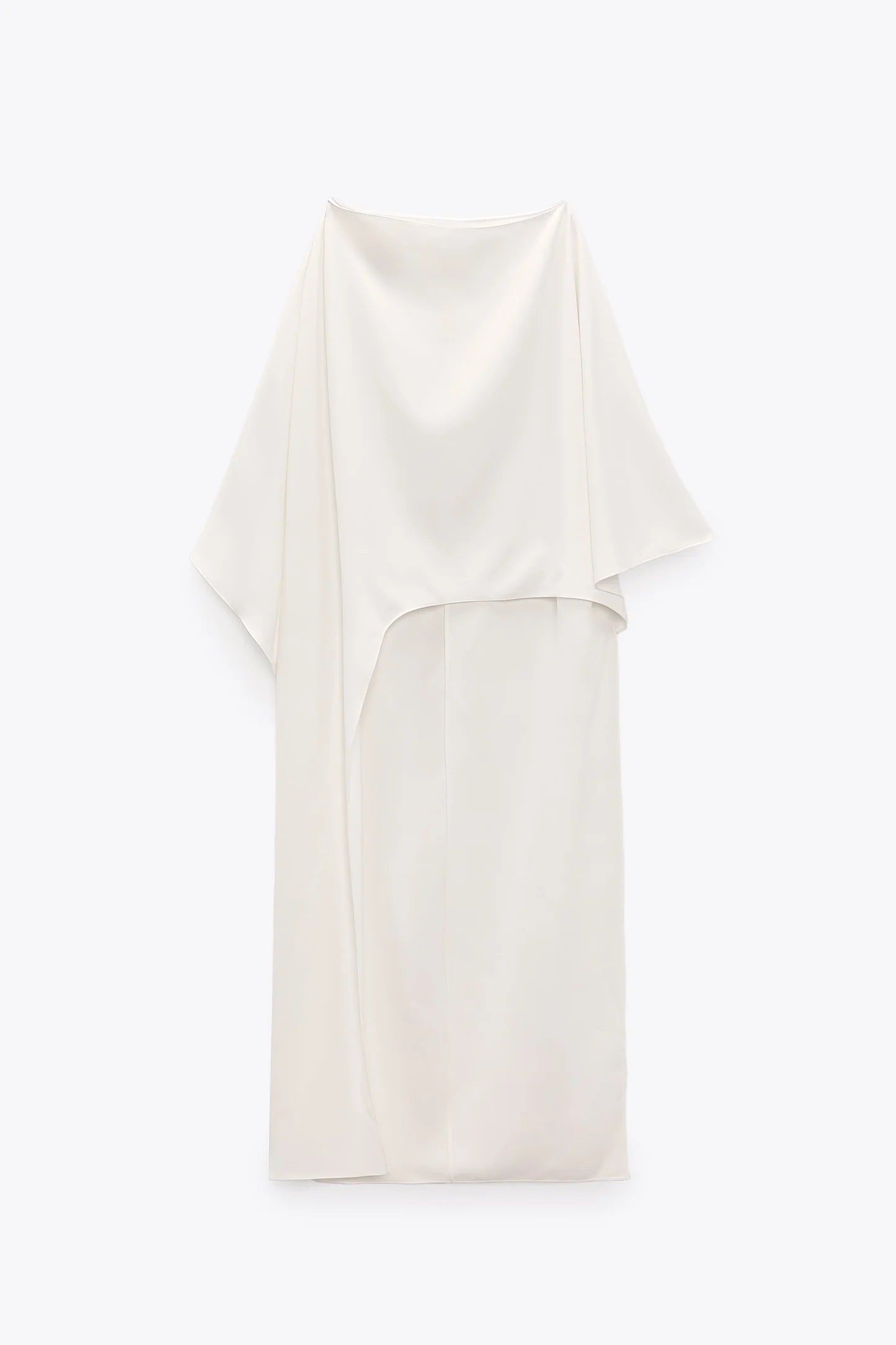 Sling Cape Style Fluid Crepe Top