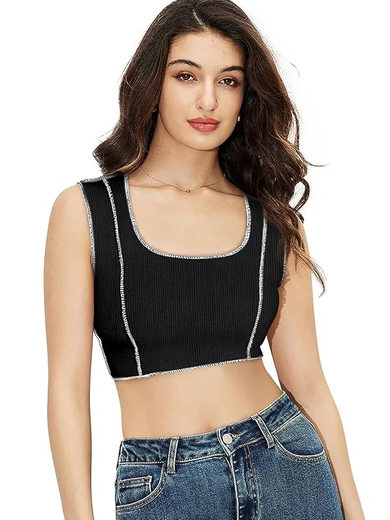 Sleeveless Crop Top