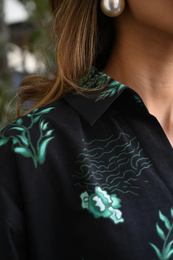 Green Printed Co-Ord Set