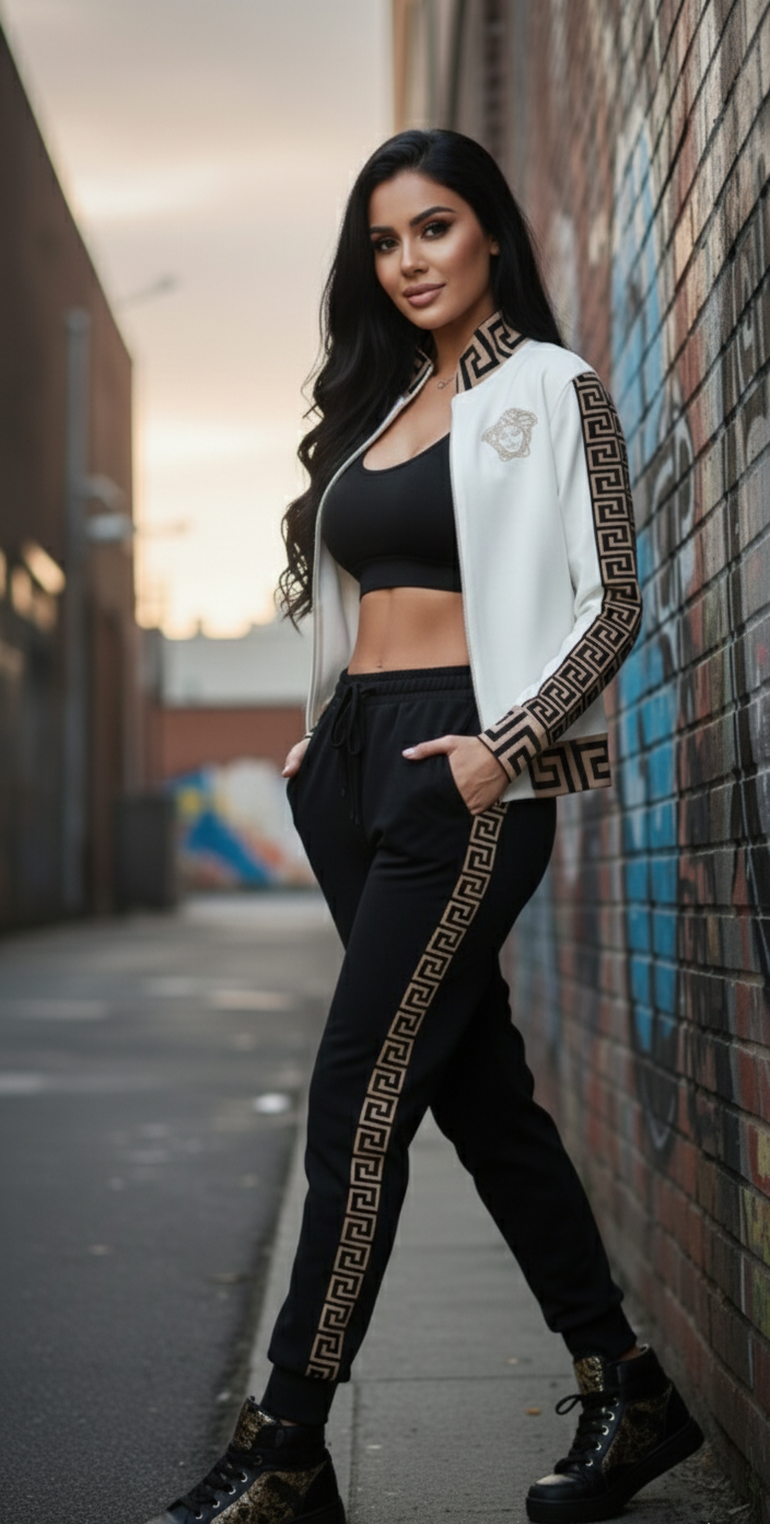 Barbara Zip-up Track Jacket Co-Ord Set