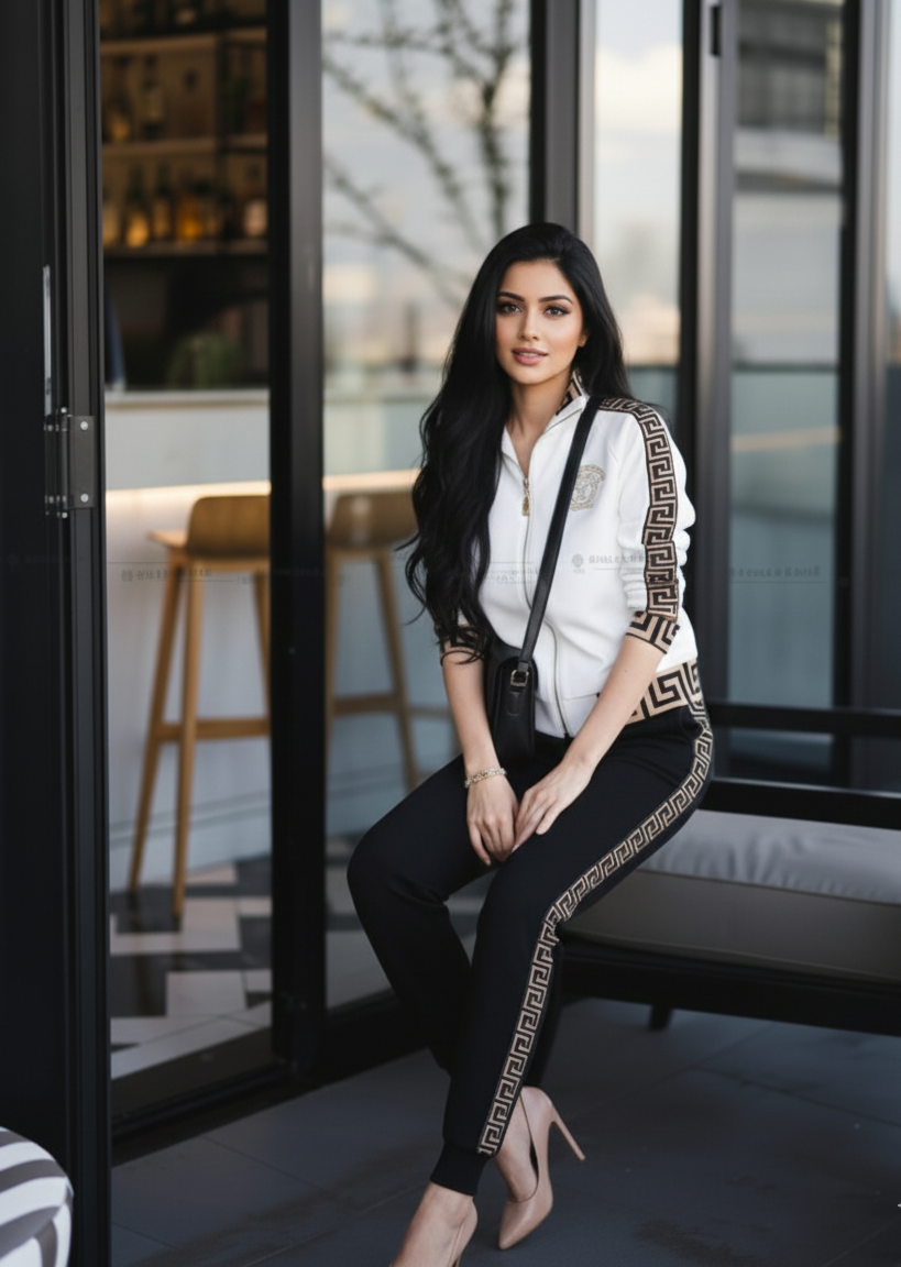 Barbara Zip-up Track Jacket Co-Ord Set