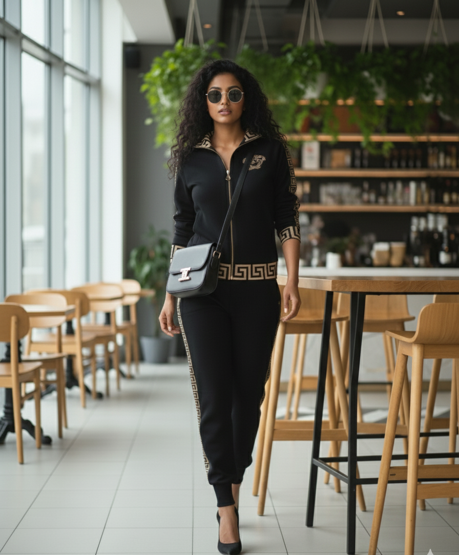 Barbara Zip-up Track Jacket Co-Ord Set