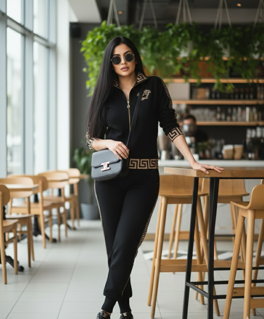 Barbara Zip-up Track Jacket Co-Ord Set