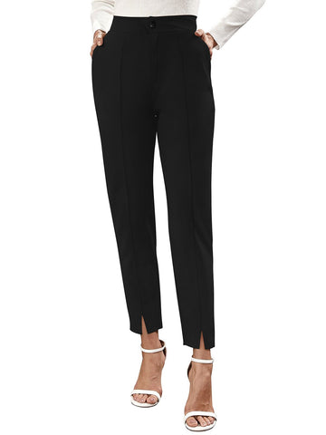 Women High-Rise Formal Trousers