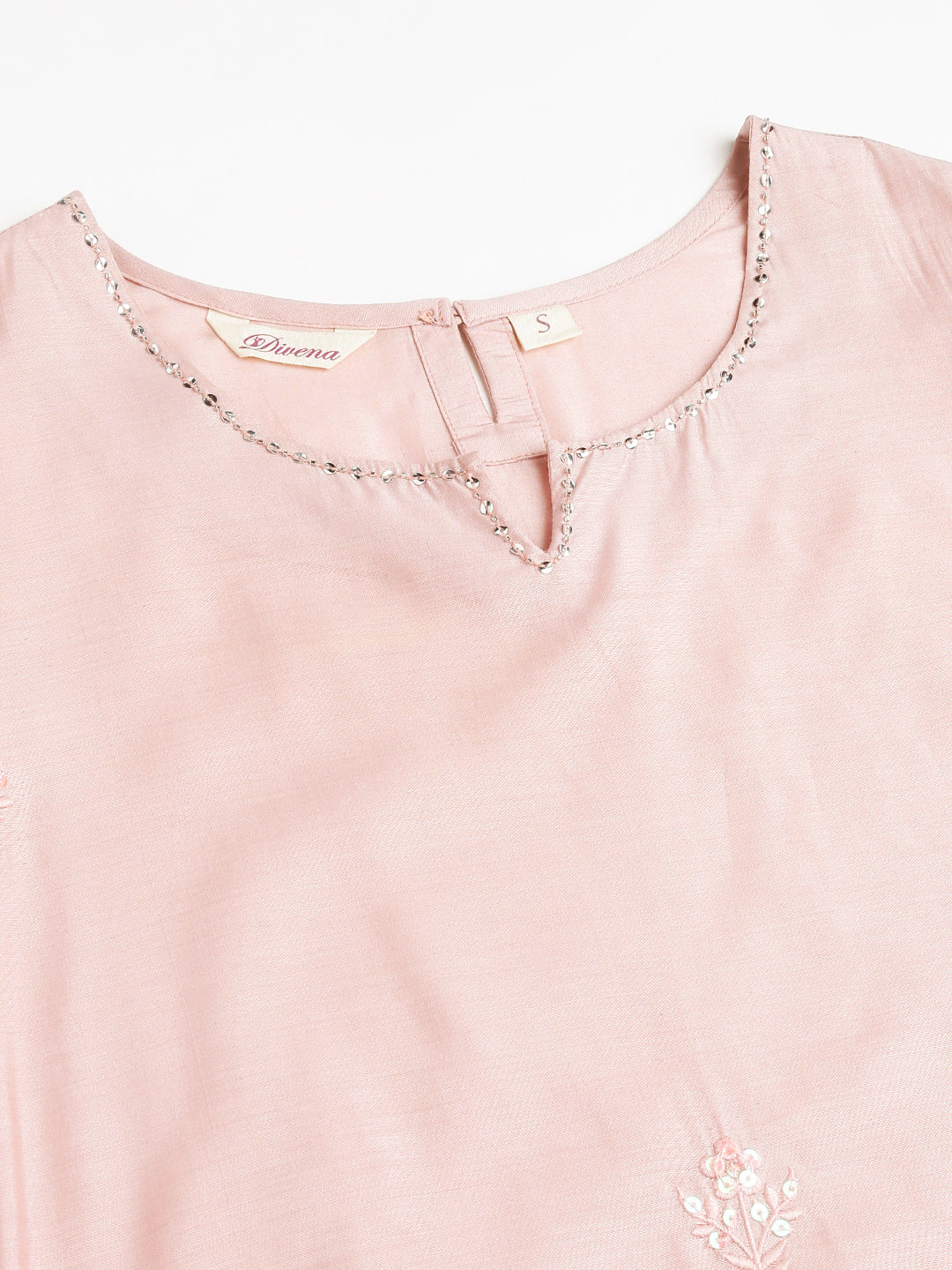 Solid Chanderi Kurta with Inner, Trouser Inner & Dupatta Set