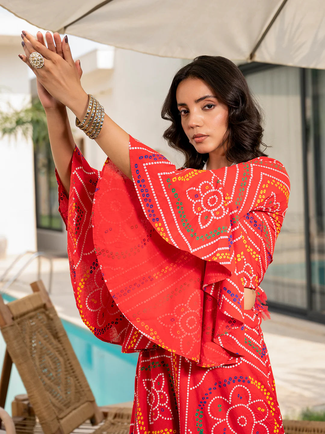 Nelima Printed Cotton Lehenga & Blouse With Dupatta