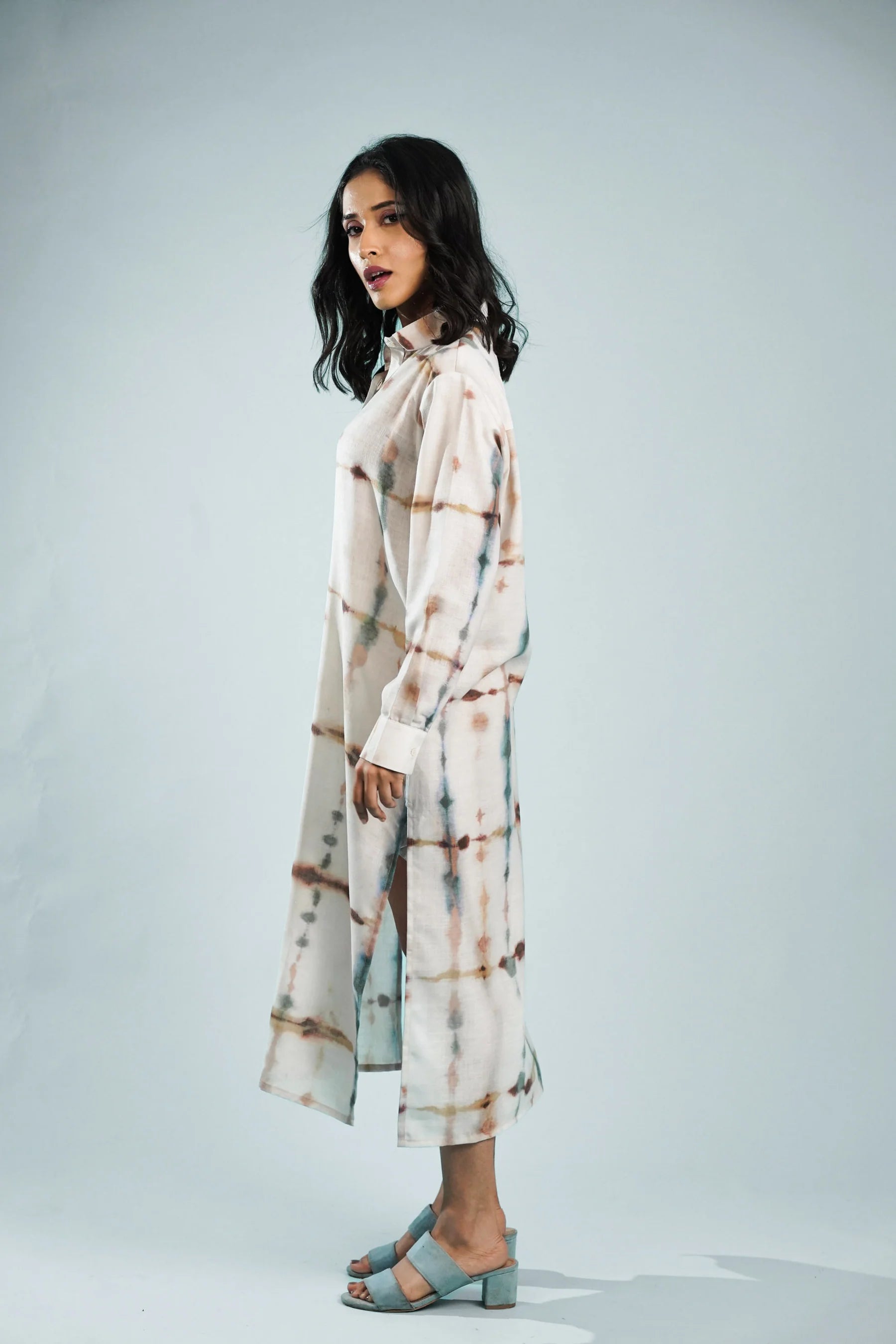 One Piece Shirt Midi Dress For Women