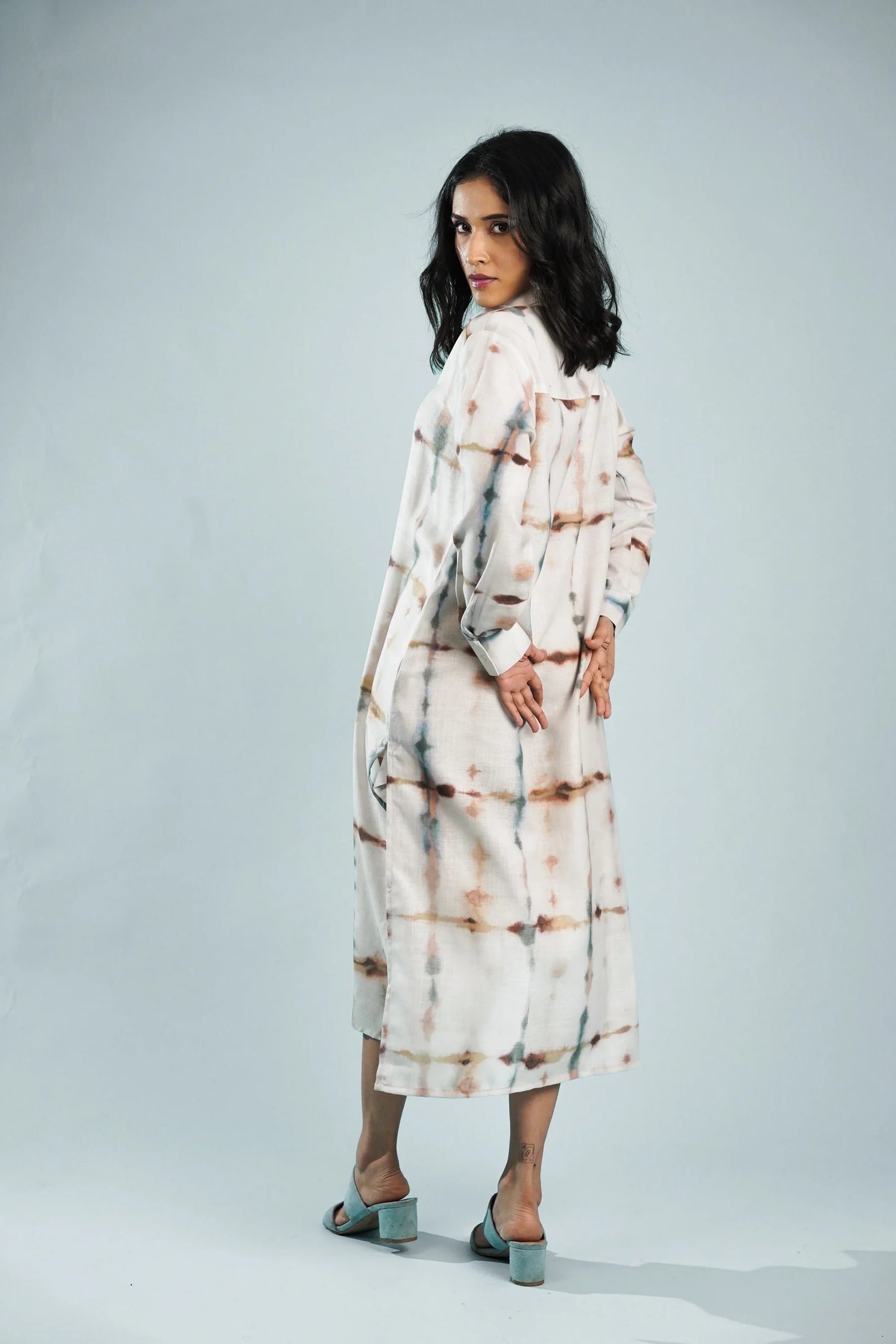 One Piece Shirt Midi Dress For Women