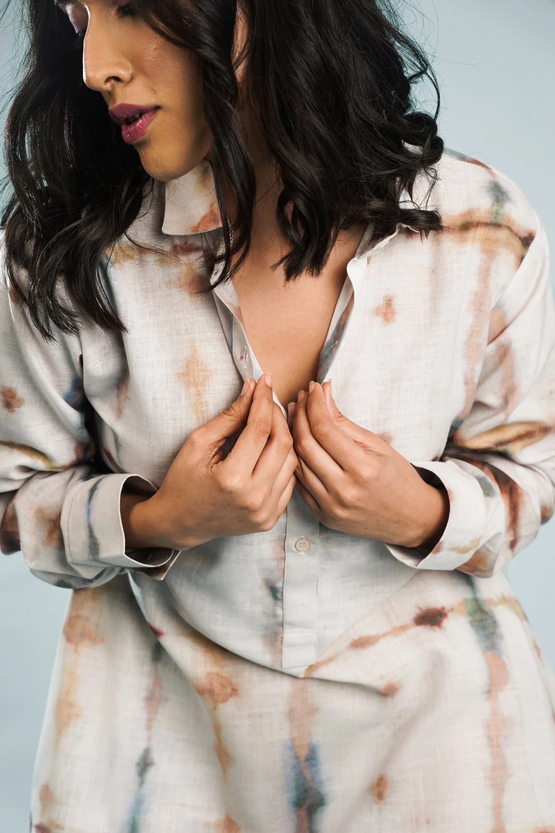 One Piece Shirt Midi Dress For Women