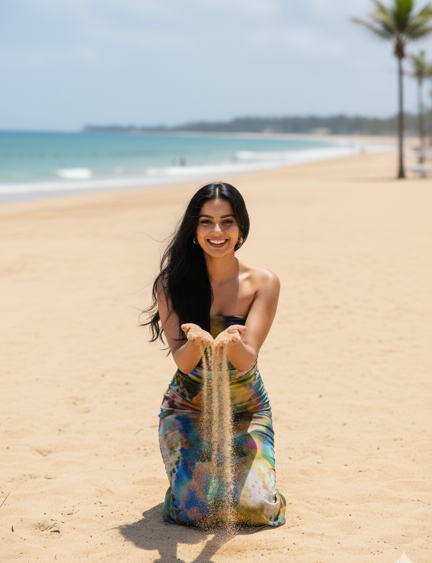 Dale Elegant Soft Chiffon Tube Dress