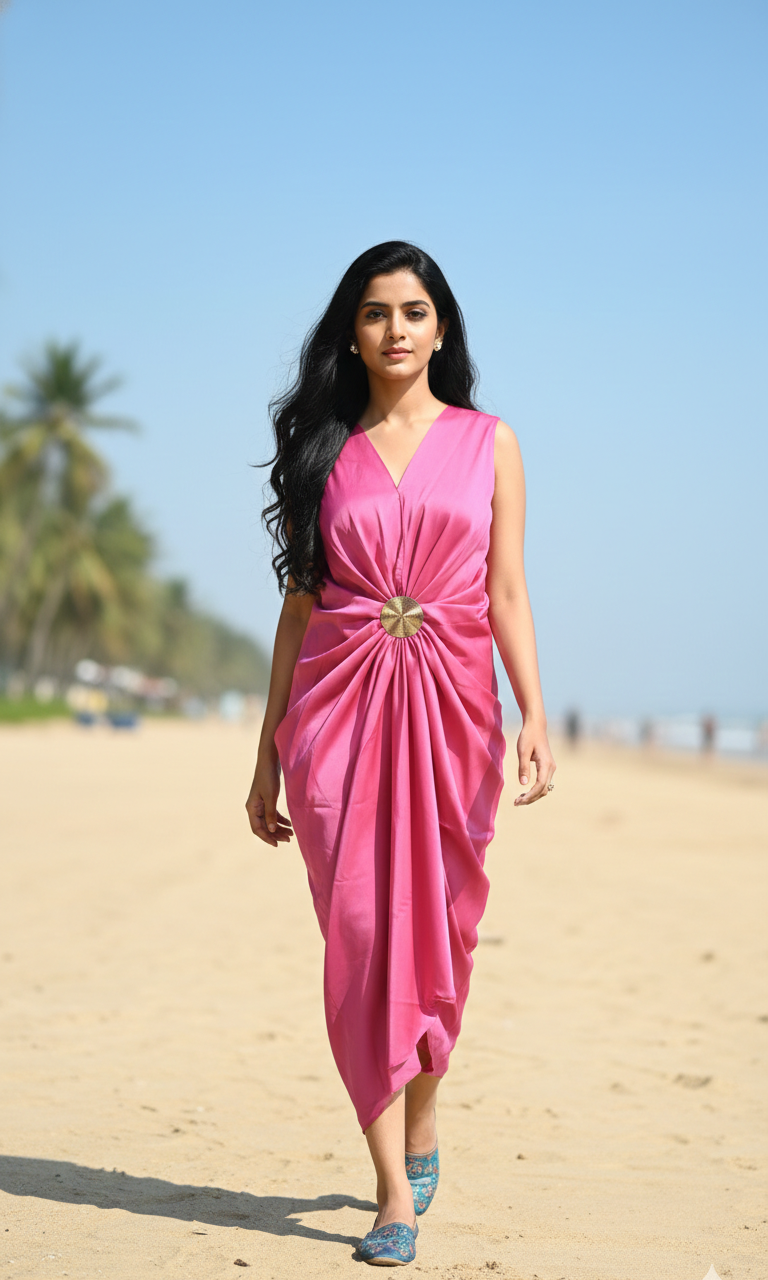 Duati Women Fit & Flare Sleeveless Dress