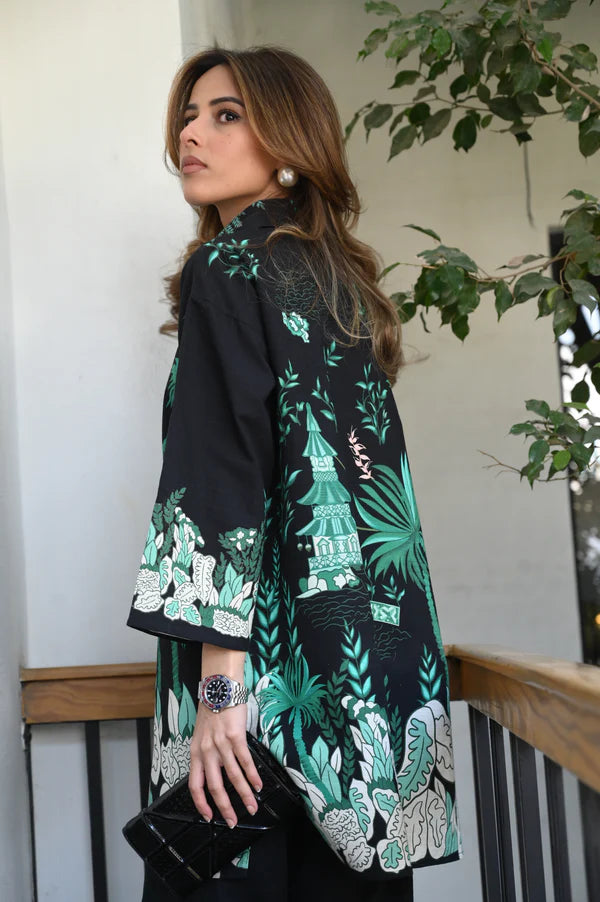 Green Printed Co-Ord Set