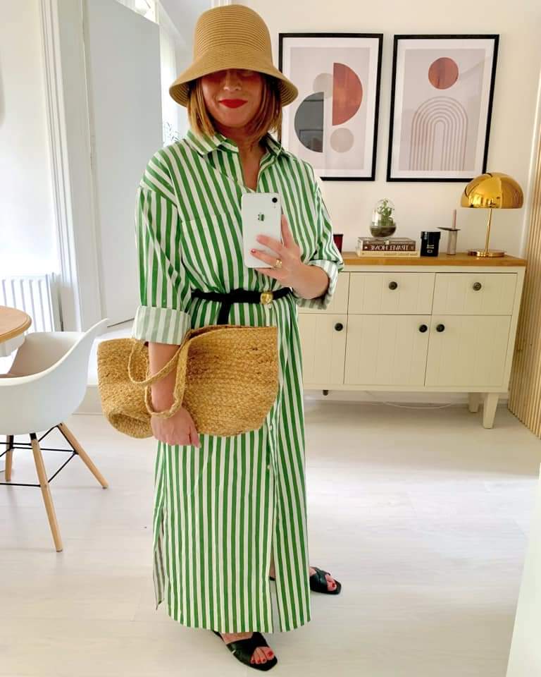 Women's Rayon Blend Long-Sleeve Cala Shirt Dress