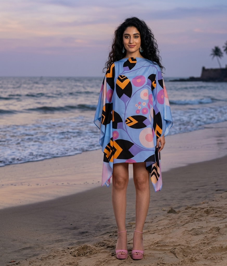 Ruel Sunset Breeze Kaftan Dress