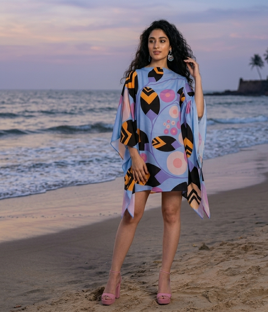 Ruel Sunset Breeze Kaftan Dress