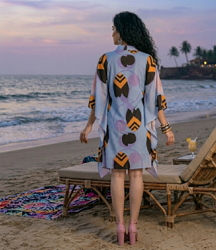 Ruel Sunset Breeze Kaftan Dress