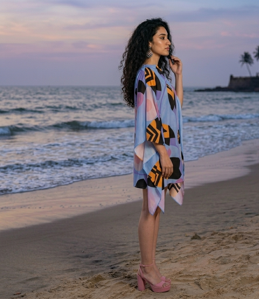 Ruel Sunset Breeze Kaftan Dress