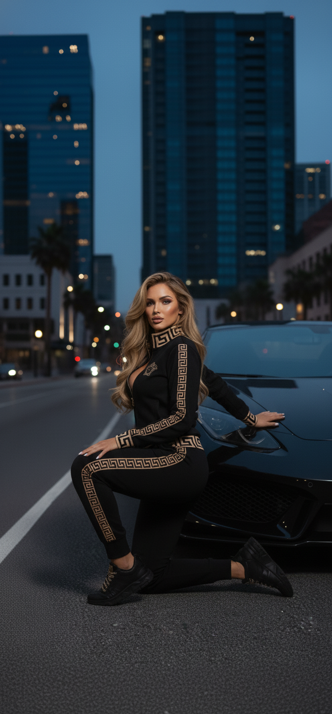 Barbara Zip-up Track Jacket Co-Ord Set