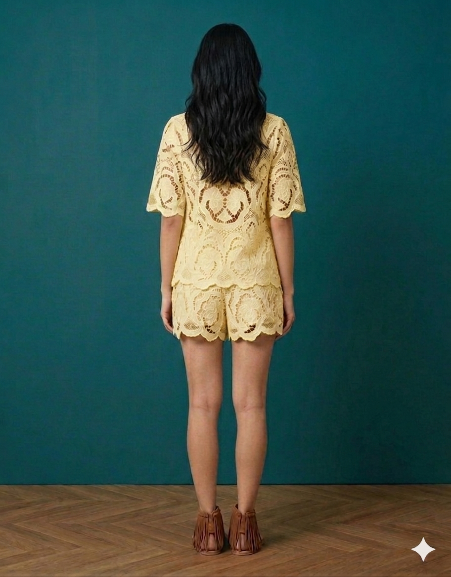 Sadie Two-Piece Crochet Co-Ord Set