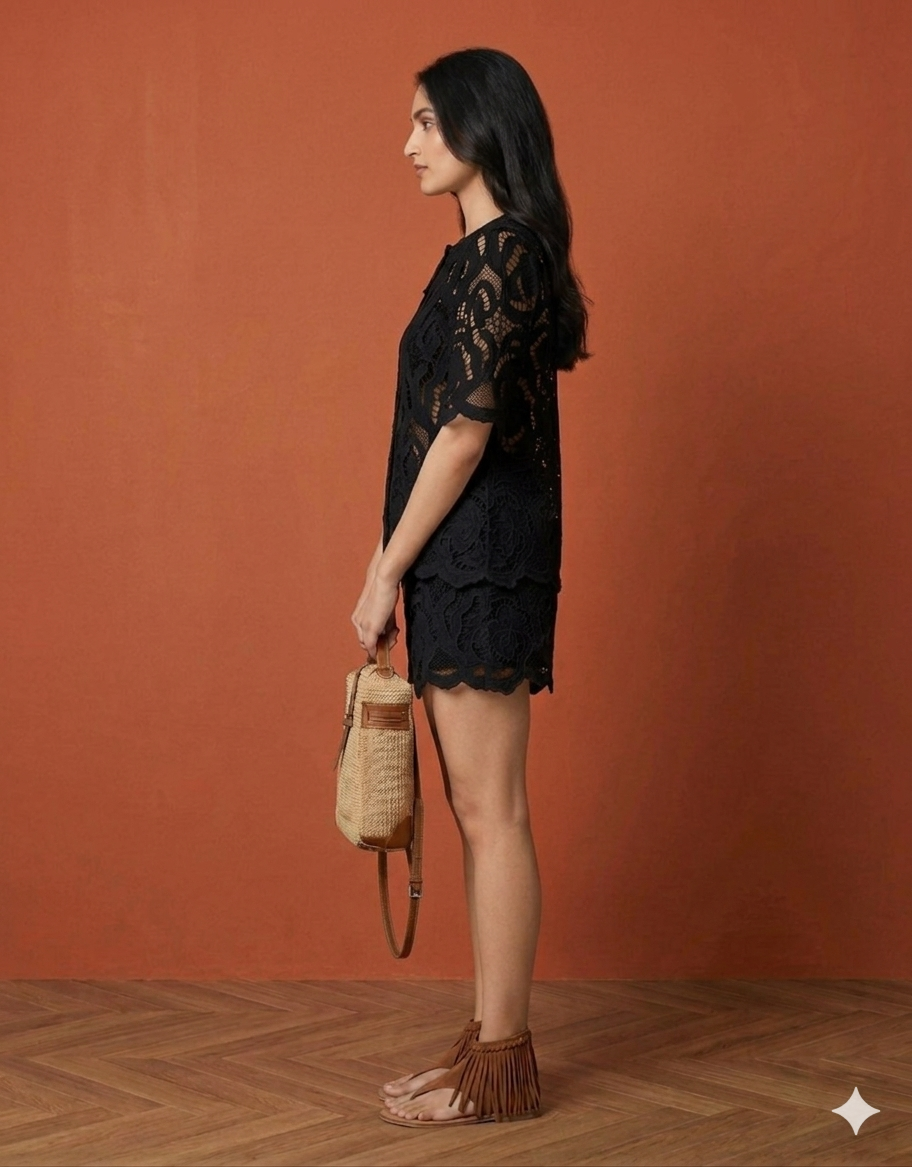 Sadie Two-Piece Crochet Co-Ord Set