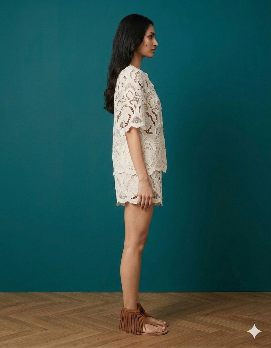 Sadie Two-Piece Crochet Co-Ord Set