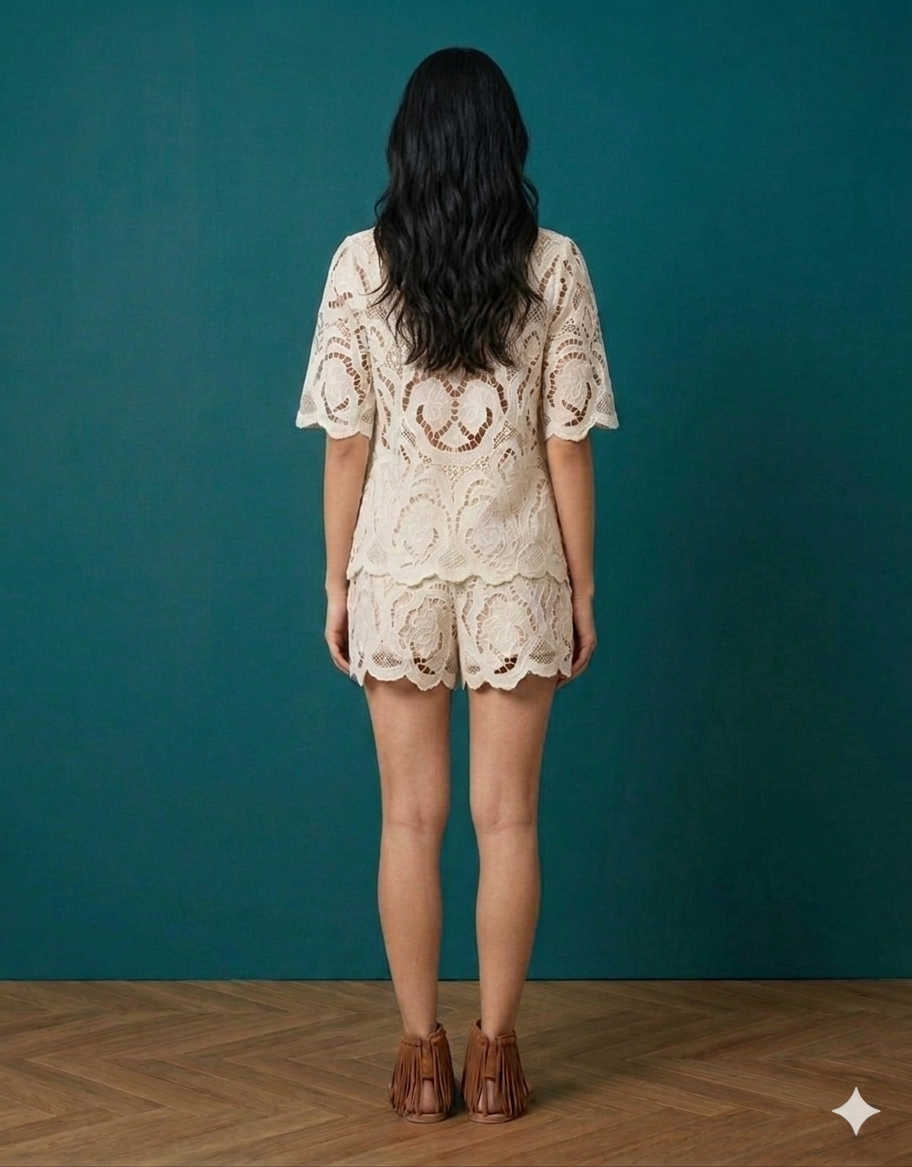 Sadie Two-Piece Crochet Co-Ord Set