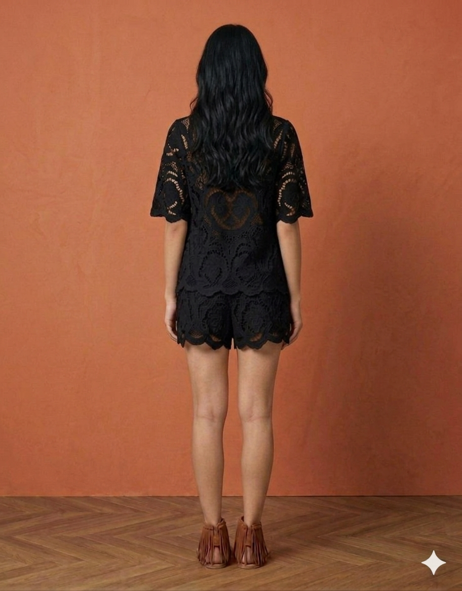 Sadie Two-Piece Crochet Co-Ord Set