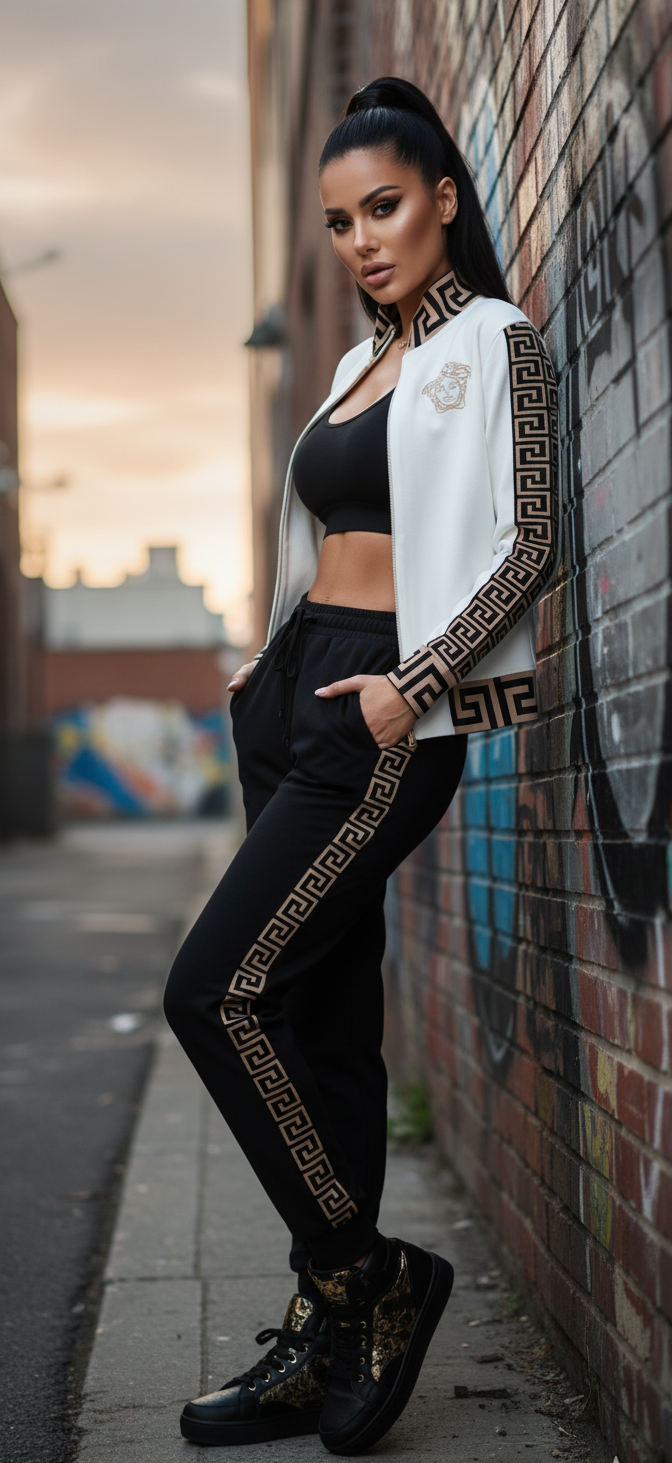 Barbara Zip-up Track Jacket Co-Ord Set