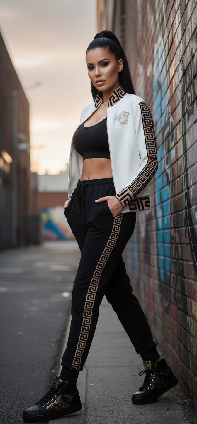 Barbara Zip-up Track Jacket Co-Ord Set