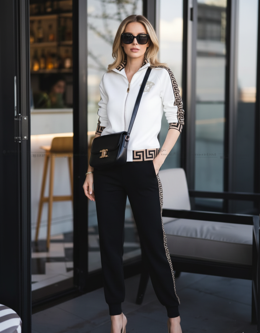 Barbara Zip-up Track Jacket Co-Ord Set