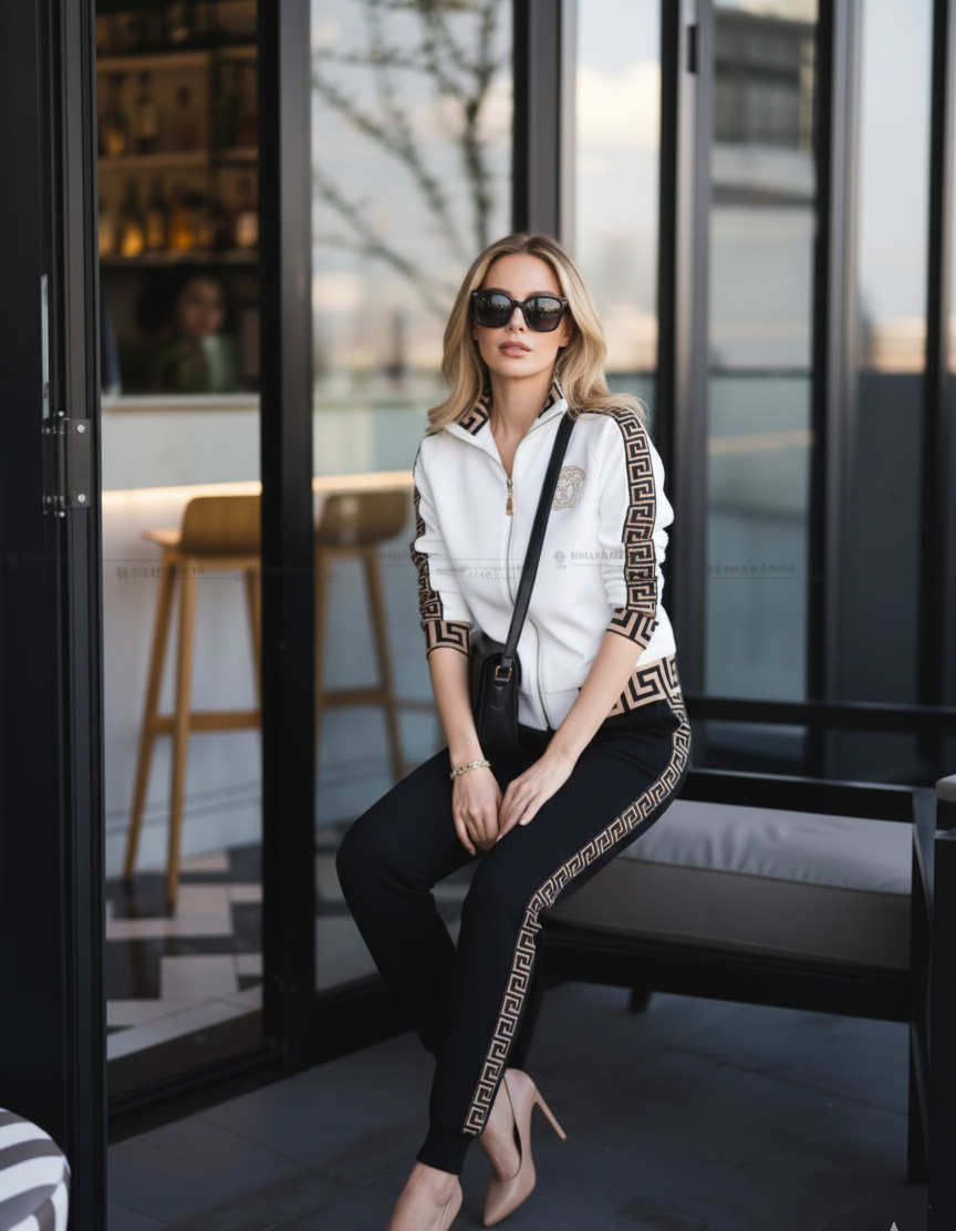 Barbara Zip-up Track Jacket Co-Ord Set