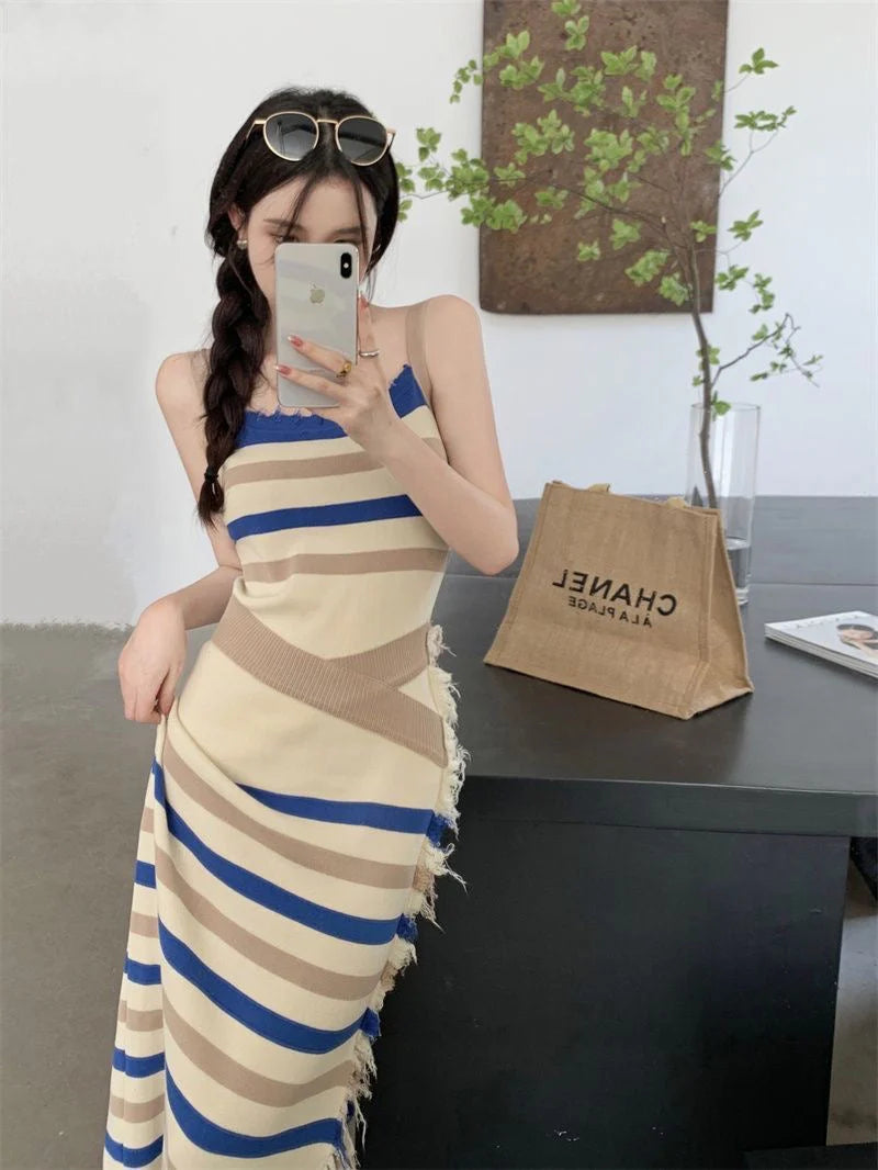 Bodycon Dress Striped For Women