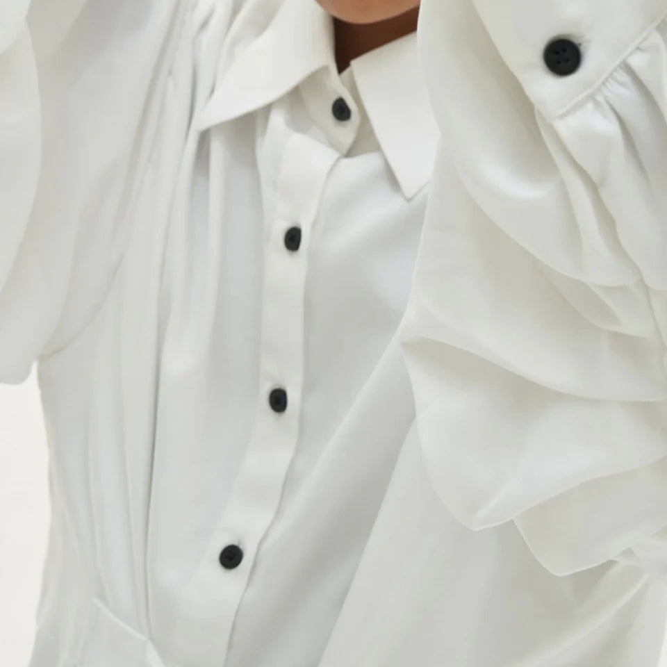 White Cloud Sleeve Shirt