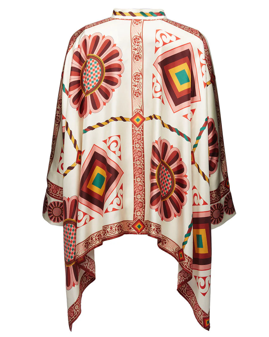 Foulard Scarf Shirt And Palazzo Co-Ord Set