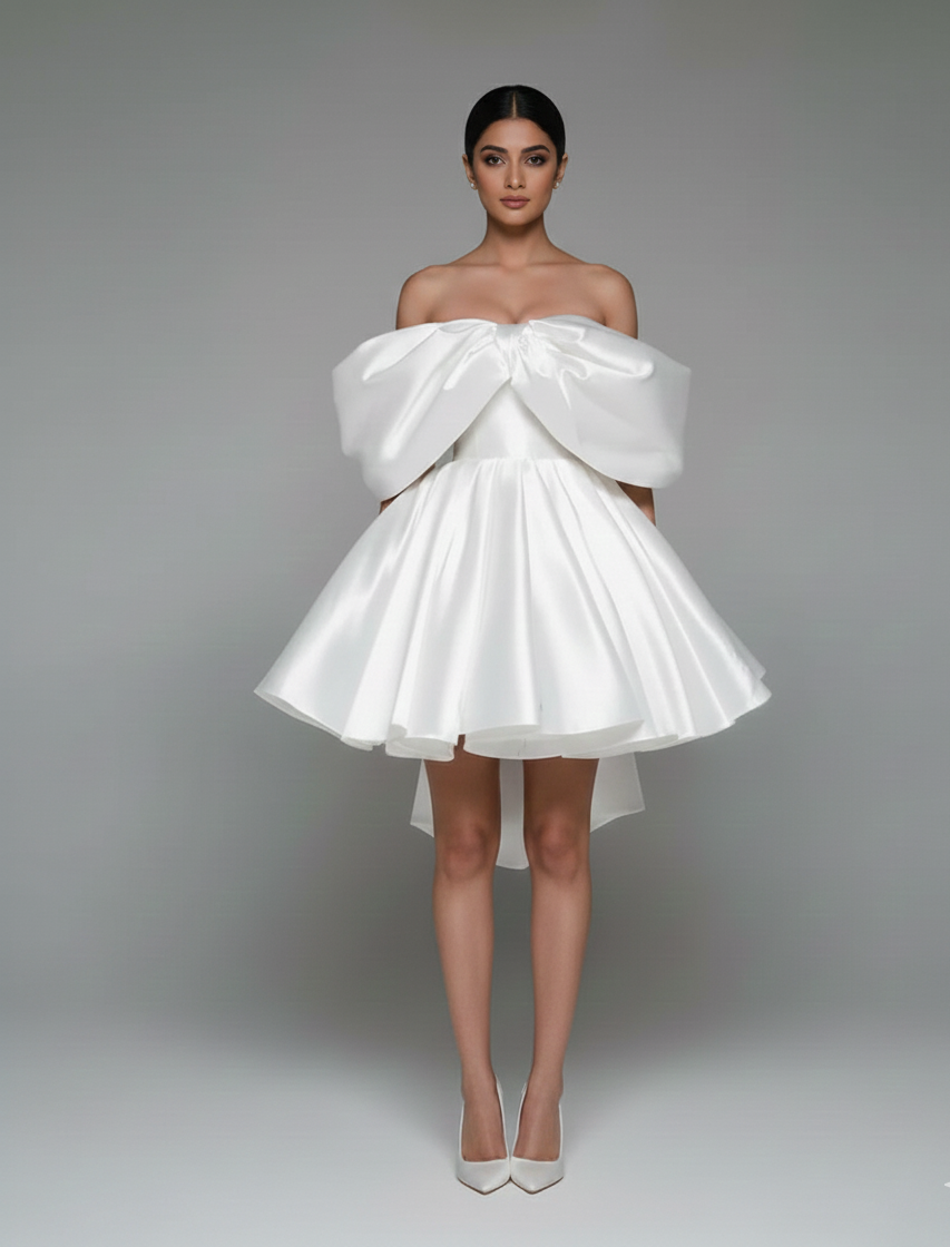 Laura White Pearl Dress
