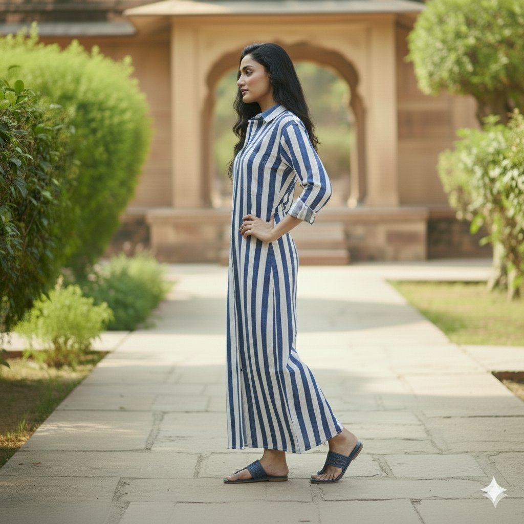 Lucy Women's Rayon Blend Long-Sleeve Cala Shirt Dress