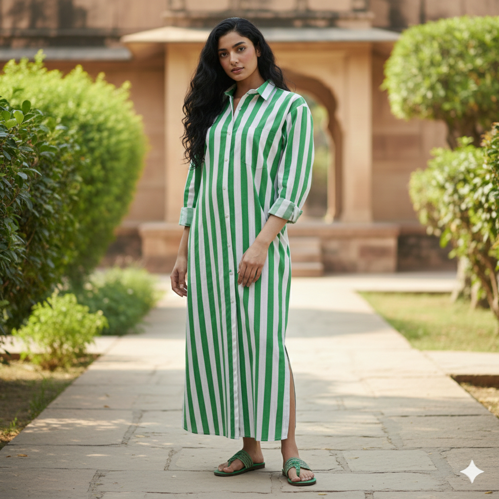 Lucy Women's Rayon Blend Long-Sleeve Cala Shirt Dress